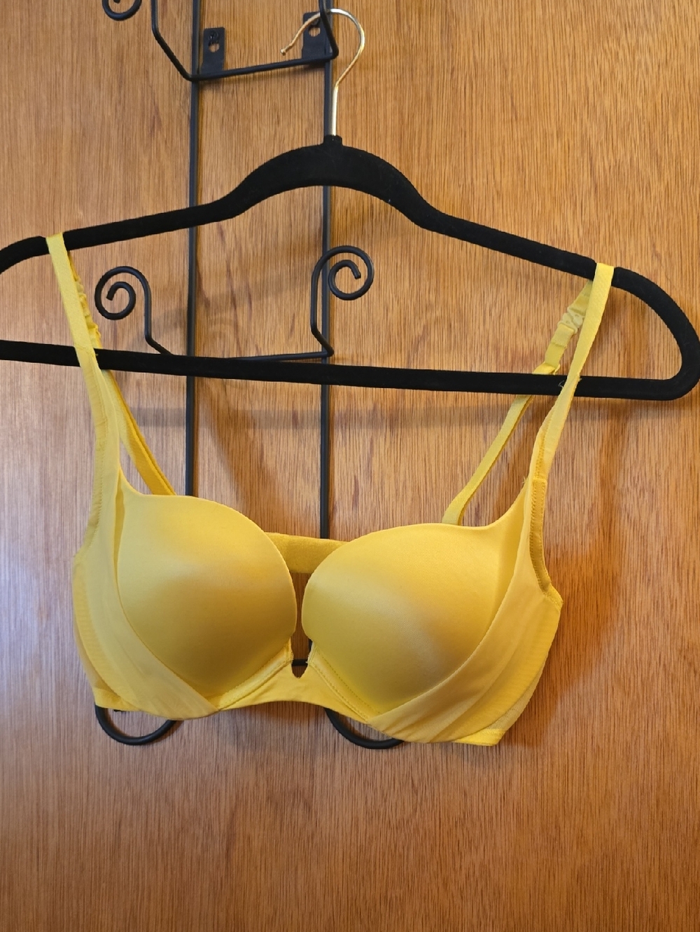 Victoria's Secret Yellow Padded Demi Bra